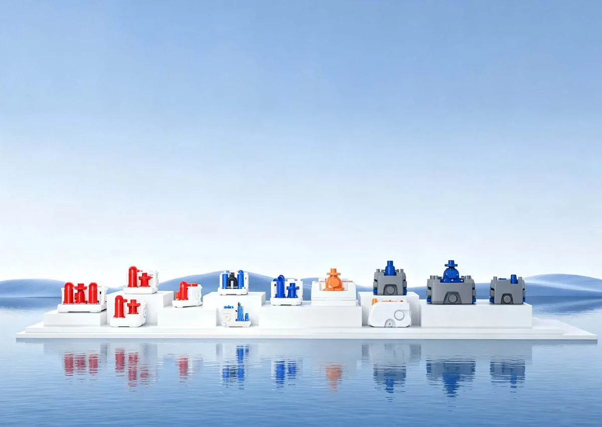 La gamme complète des stations de relevage, des modèles compacts mono-pompe aux stations bi-pompe